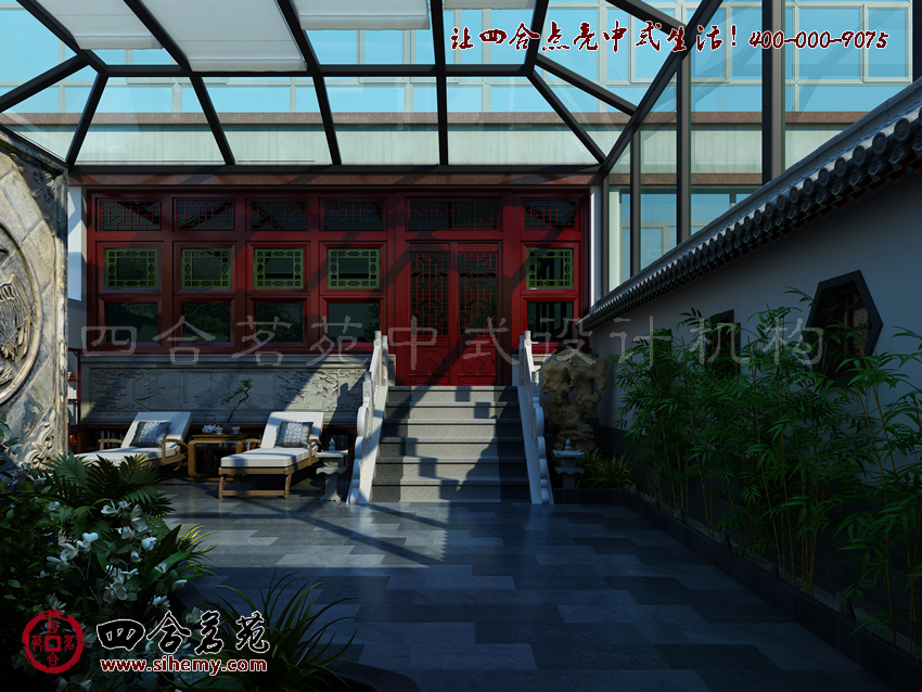 四合院中式展廳設(shè)計(jì)