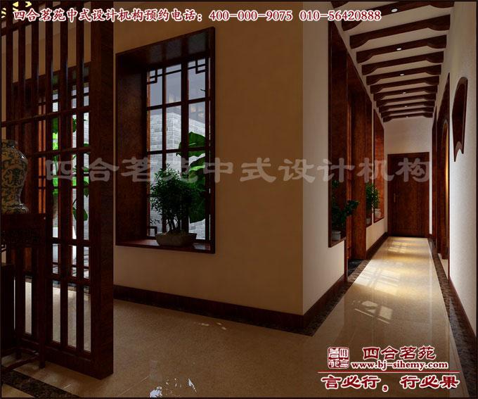 走廊里通透感十足的四合院設(shè)計(jì) 四合院設(shè)計(jì)