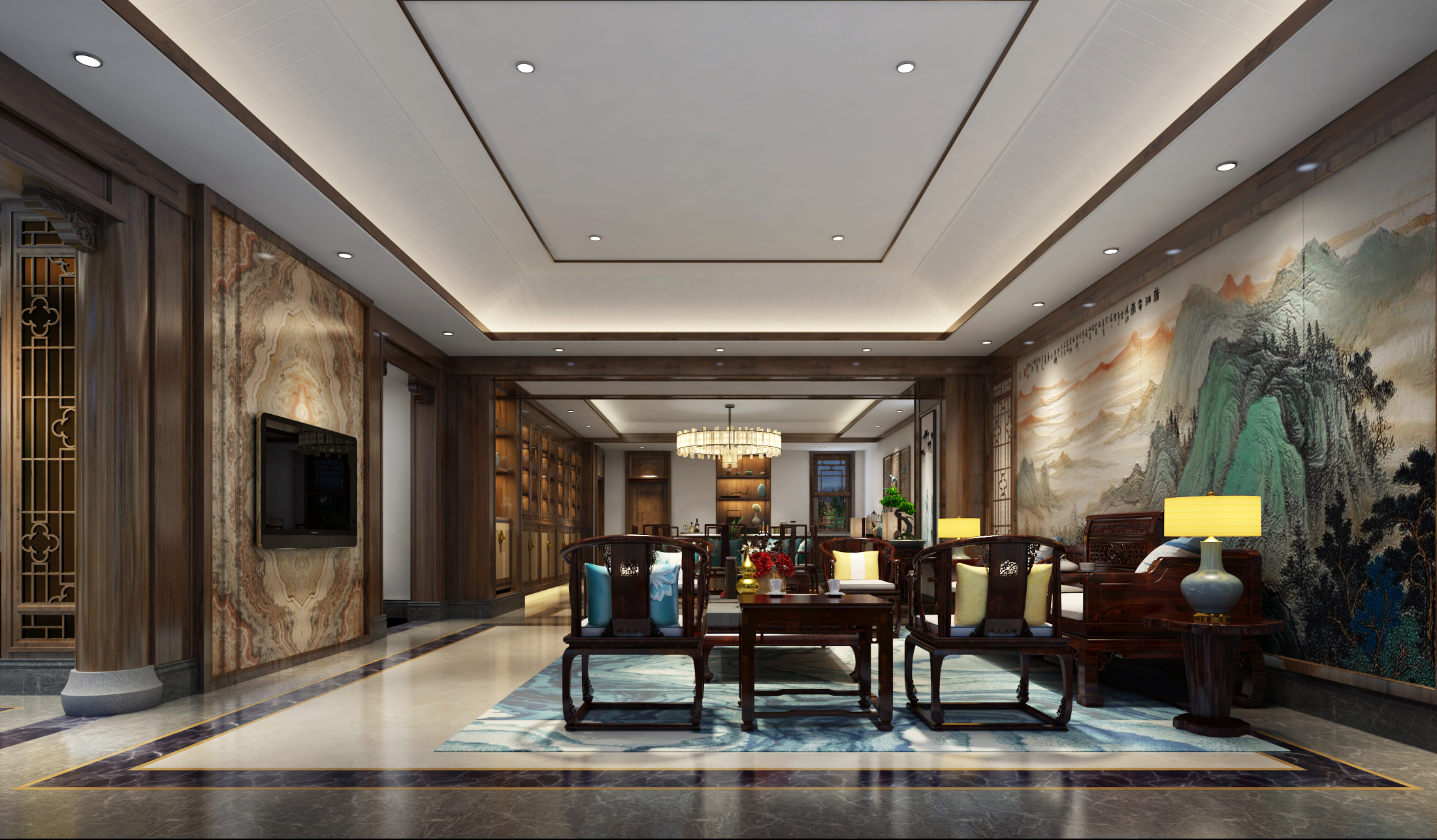 四合院客廳設(shè)計(jì)效果 秋季四合院裝修,一定要注意一些季節(jié)的影響。